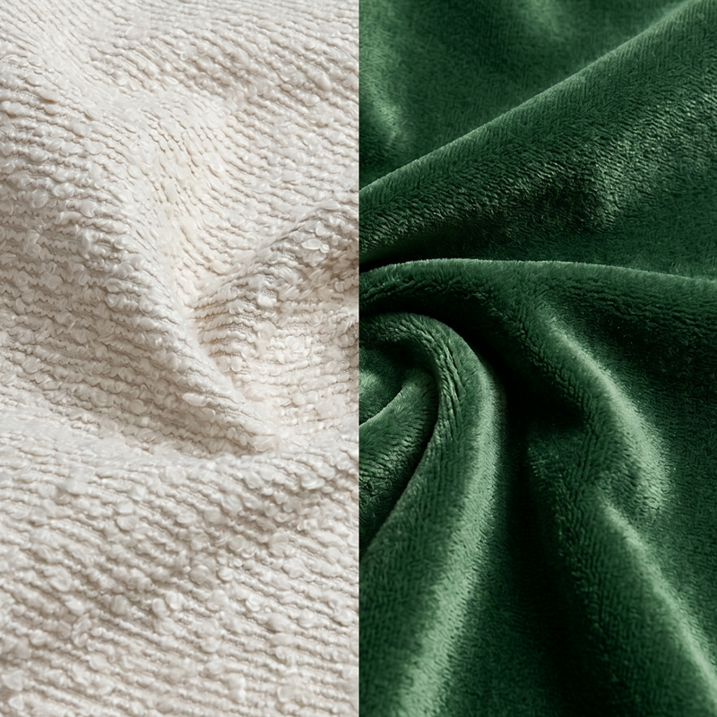 Bouclé or Velvet ? The Best Choice for High-Traffic Homes