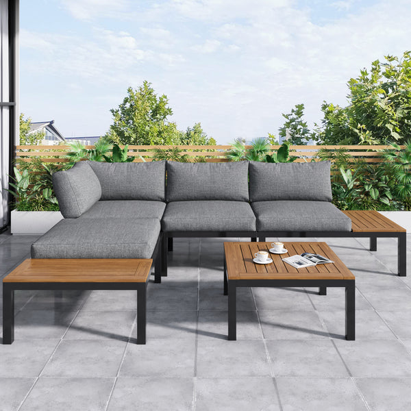 4 Seater Outdoor Lounge Set with Coffee Table